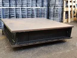 Placa de neopreno para distribución de cargas